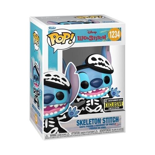Funko Pop Disney Lilo & Stitch 1234 Skeleton Stitch Exclusive Vinyl Figure