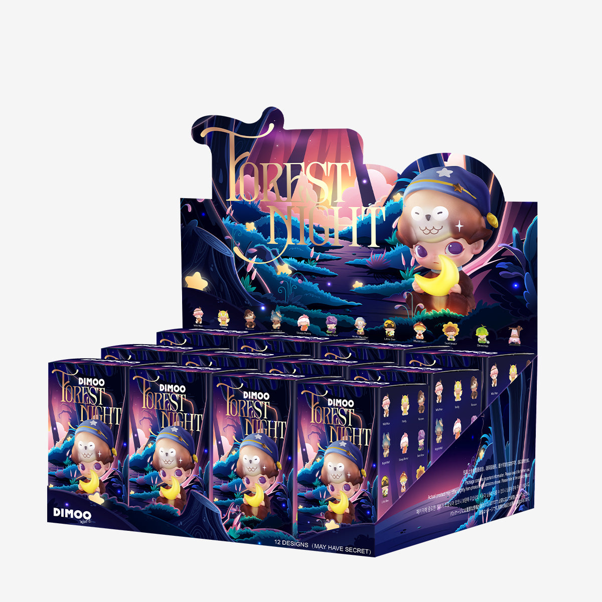 DIMOO Forest Night シリーズ DIMOO Forest Night Series Whole Set Opened – TOYSEZ