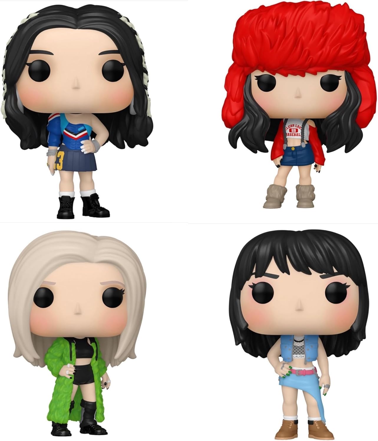 BLACKPINK - Set of 4 Lisa, Jennie, Jisoo, and Rose -Funko Pop