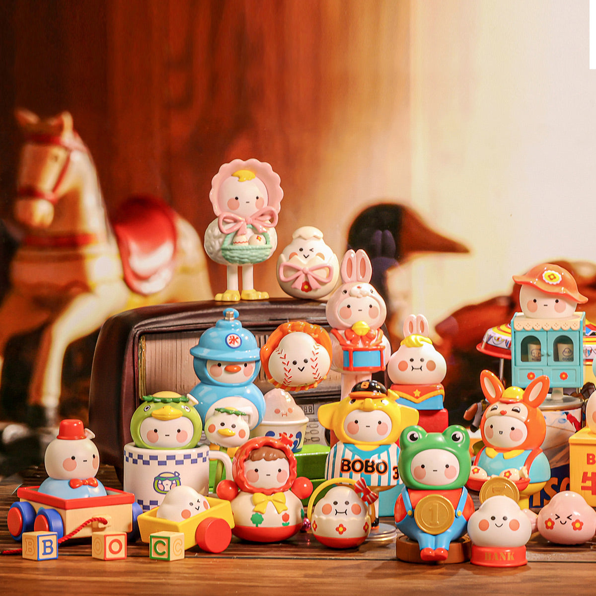 その他 POP MART BOBO&COCO Vintage Zakka Series BOBO & COCO Vintage Zakka Series – Top Canvas