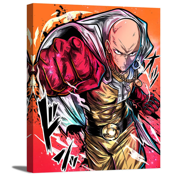 One Punch Hero Canvas Wall Art
