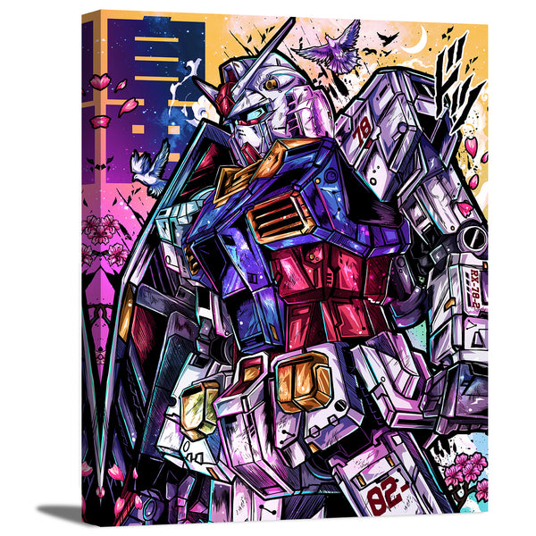 Freedom Robot RX-78 Canvas Wall Art